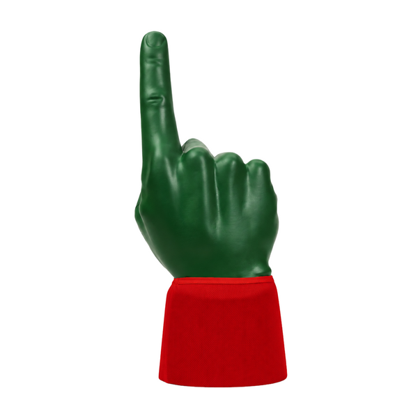 Back view of Portugal RadHand Foam Finger