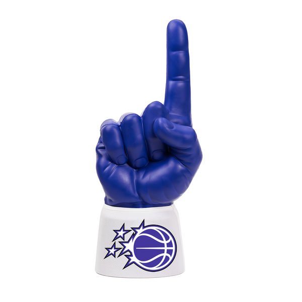 Orlando Magic RadHand Foam Finger with royal blue hand and white sleeve
