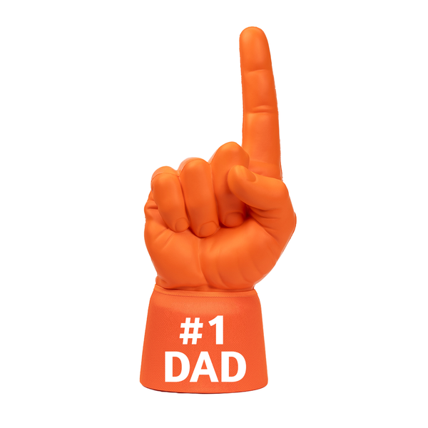 Orange #1 Dad RadHand foam finger