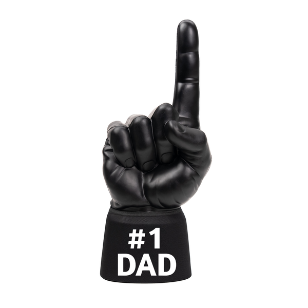 Black #1 Dad RadHand foam finger