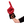 Fan wearing Cleveland Cavaliers RadHand Foam Finger for game day