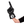 Fan wearing Brooklyn Nets RadHand Foam Finger with black sleeve for game day