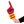 Fan wearing Spain RadHand Foam Finger for international soccer match day