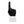 Back view of Brooklyn Nets RadHand Foam Finger with black hand and white sleeve