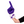 Fan wearing Utah Jazz RadHand Foam Finger for game day