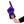 Fan wearing Sacramento Kings RadHand Foam Finger for game day