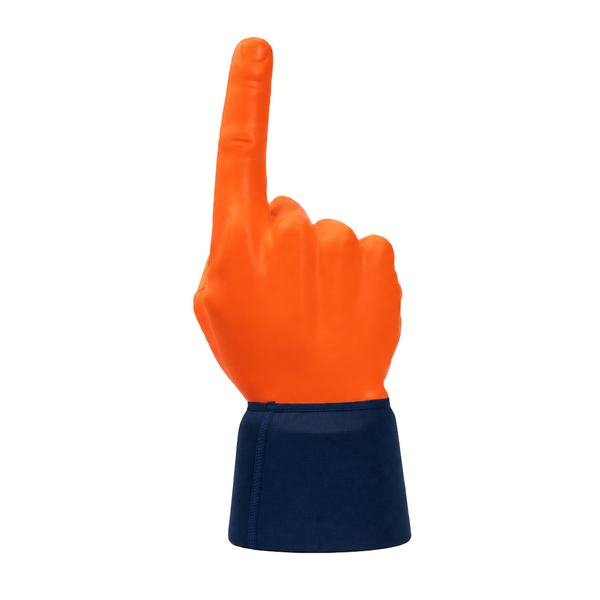 Back view of Netherlands RadHand Foam Finger