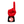 Atlanta Hawks RadHand Foam Finger with bright red hand and black sleeve