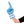 Fan wearing Argentina RadHand Foam Finger for international soccer match day