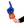 Fan wearing Oklahoma City Thunder RadHand Foam Finger for game day