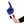 Fan wearing France RadHand Foam Finger for international soccer match day
