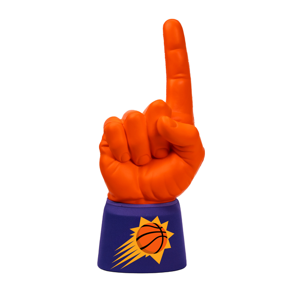 Phoenix Suns RadHand Foam Finger with orange hand and purple sleeve