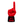 Bright red and black #1 Dad RadHand foam finger
