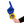 Fan wearing Golden State Warriors RadHand Foam Finger for game day