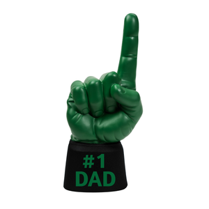 Dark green and black #1 Dad RadHand foam finger
