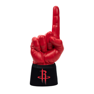 Houston Rockets RadHand Foam Finger with dark red hand and black sleeve