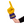 Fan wearing Louisiana State University LSU RadHand Foam Finger with yellow hand for game day
