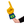 Fan wearing Brazil RadHand Foam Finger for international soccer match day