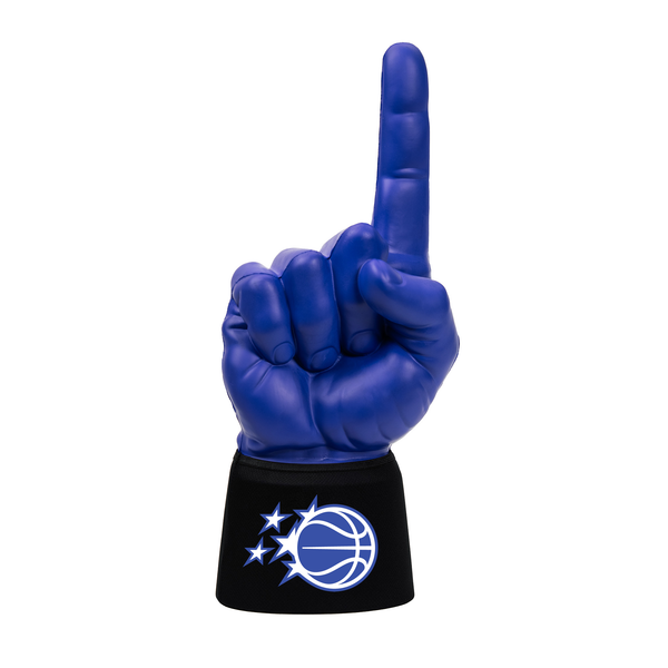 Orlando Magic RadHand Foam Finger with royal blue hand and black sleeve