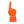 Back view of #1 Dad RadHand Foam Finger - Orange