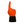 Back view of #1 Dad RadHand Foam Finger - Orange & Black