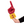 Fan wearing Iowa State University RadHand Foam Finger for game day
