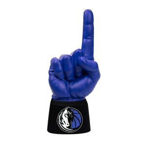Dallas Mavericks RadHand Foam Finger with royal blue hand and black sleeve